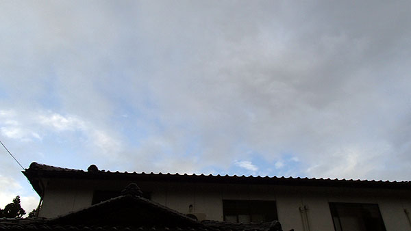 晴れ間もみえましたが・・・